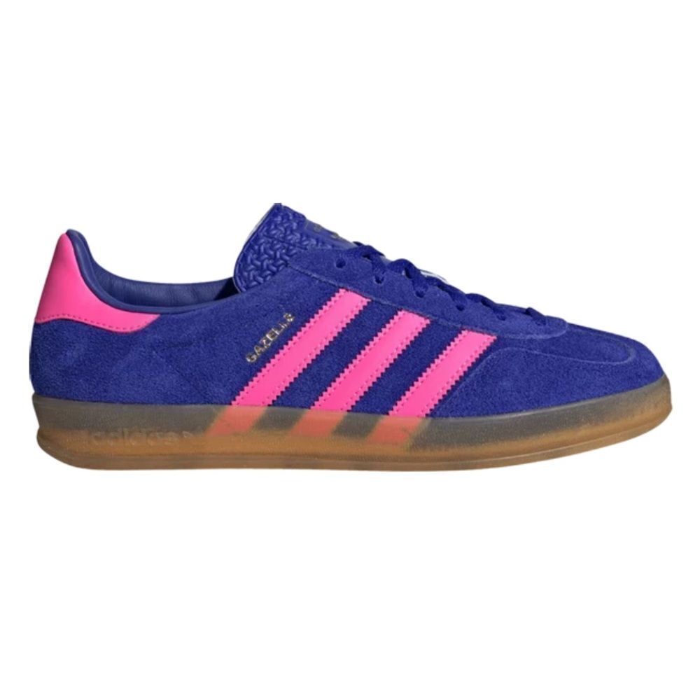 NWT Adidas Gazelle Indoor W Sneakers Blue Lucid Pink Size Women’s 7.5